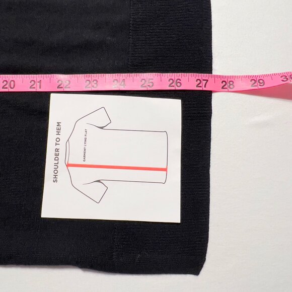 Banana Republic Merino Wool Turtleneck Size L Luxe Old Money Meets Dark Elegance - Picture 8 of 9